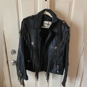 Wilson’s Genuine Leather fringe Jacket. Style :1990